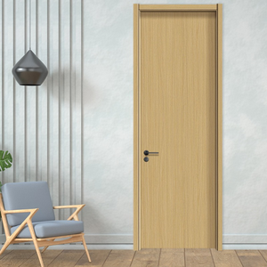 Porte d'hôtel en bois ignifugée au design moderne, insonorisée, sans peinture pour l'intérieur résidentiel, en fibre de verre pour l'extérieur. - Product Image 3