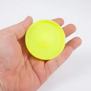 Hoge Kwaliteit Pocket Sized Siliconen Rubber Flying Disc Siliconen Zachte Vliegende Frisbeed Disc