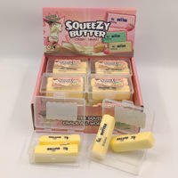 Jouet anti-stress en argile sonore effet craquelé, motif patte de chat mignonne, dégradé macaron, texture souple et croustillante, vente en gros