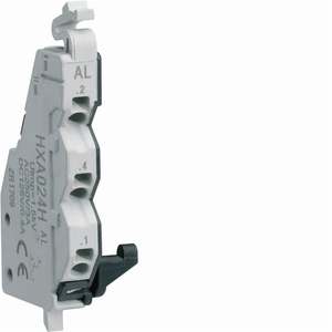 HXA024H Personalizable con Contacto de Alarma Hagers AL 1 NO + 1 NC 250V AC para h3 y h3+ x/P160, x/P250, x/P630 - Product Image 1