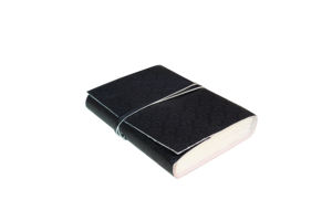 2021 diseño personalizable personalizado hecho a mano en relieve tamaño A5 Diario De Cuero Negro Diario de escritorio para uso de oficina de negocios - Product Image 3