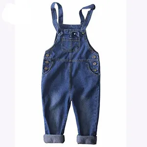 नई आगमन बच्चों डेनिम चौग़ा जींस jumpsuit पैंट लड़के के लिए