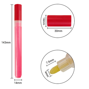 Bút Đánh Dấu Sơn Cỡ Trung Cho Cốc Sơn Đá Thủy Tinh Gốm Neon Huỳnh Quang Bút Sơn Acrylic - Product Image 4
