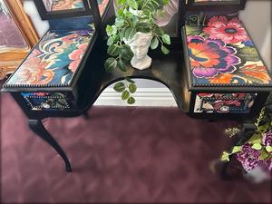 Frote en seco en transferencias <span class=keywords><strong>para</strong></span> <span class=keywords><strong>muebles</strong></span> y manualidades, álbum de recortes de madera, puerta, ventana, decoración Floral <span class=keywords><strong>para</strong></span> el hogar, transferencias de <span class=keywords><strong>muebles</strong></span> y calcomanía artesanal - Product Image 3