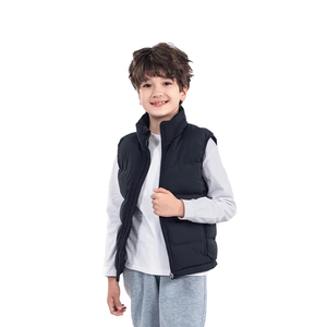 Abrigo de invierno personalizado para hombre, chaleco de chaleco calentado acolchado con relleno de algodón, chaqueta cortavientos sin mangas de estilo informal - Product Image 5