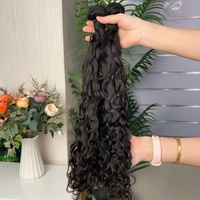 Lot de Cheveux Indiens Ondulés 9A, Vente Chaude en Gros, 100g par Paquet, Super Double Drawn, Extension de Cheveux Humains Doublement Cousus à la Machine