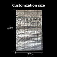 Fournisseur d'usine Qianhe Shanghai, sac à colonne d'air de protection personnalisé en forme de L, résistant aux chocs, en PA/PE, pour la logistique