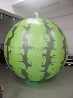Ballon gonflable de modèle de fruit de pastèque pour la publicité