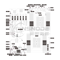 Carte mère de serveur MBD-H12DSI-N6 à double socket SP3, compatible AMD EPYC 7003/7002, 16 DIMM DDR4, 7 PCIe 4.0, double LAN Gigabit, IPMI BMC, E-ATX