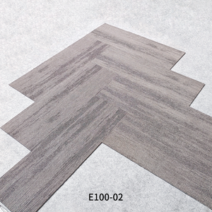 现代风格的环形绒条纹环保聚丙烯地毯砖，适用于酒店和家庭使用，带无纺布背衬 - Product Image 6