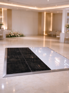 Pista de Baile de Madera Blanca o Negra para Eventos, Bodas, Fiestas y Banquetes en Venta - Product Image 1