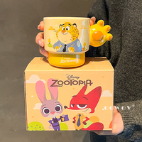 Tasses en céramique Disney, tasses à café et à lait avec poignée pour le bureau et la maison, cadeau de Noël