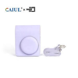 กระเป๋ากล้องหนัง <span class=keywords><strong>instax</strong></span> mini 13 กระเป๋าหนังกันฝุ่น/กันรอยขีดข่วนสำหรับเดินทาง/ออกนอกบ้าน ปกป้องกระเป๋ากล้อง อุปกรณ์เสริมสำหรับกล้องอินสแตนท์ - Product Image 6