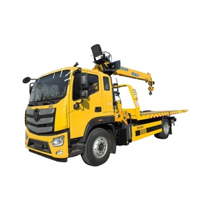 Nueva Grúa de Remolque de Servicio Pesado con Motor Diésel Manual Foton de 10 Toneladas, Camiones de Remolque con Grúa Telescópica Montada - Product Image 1
