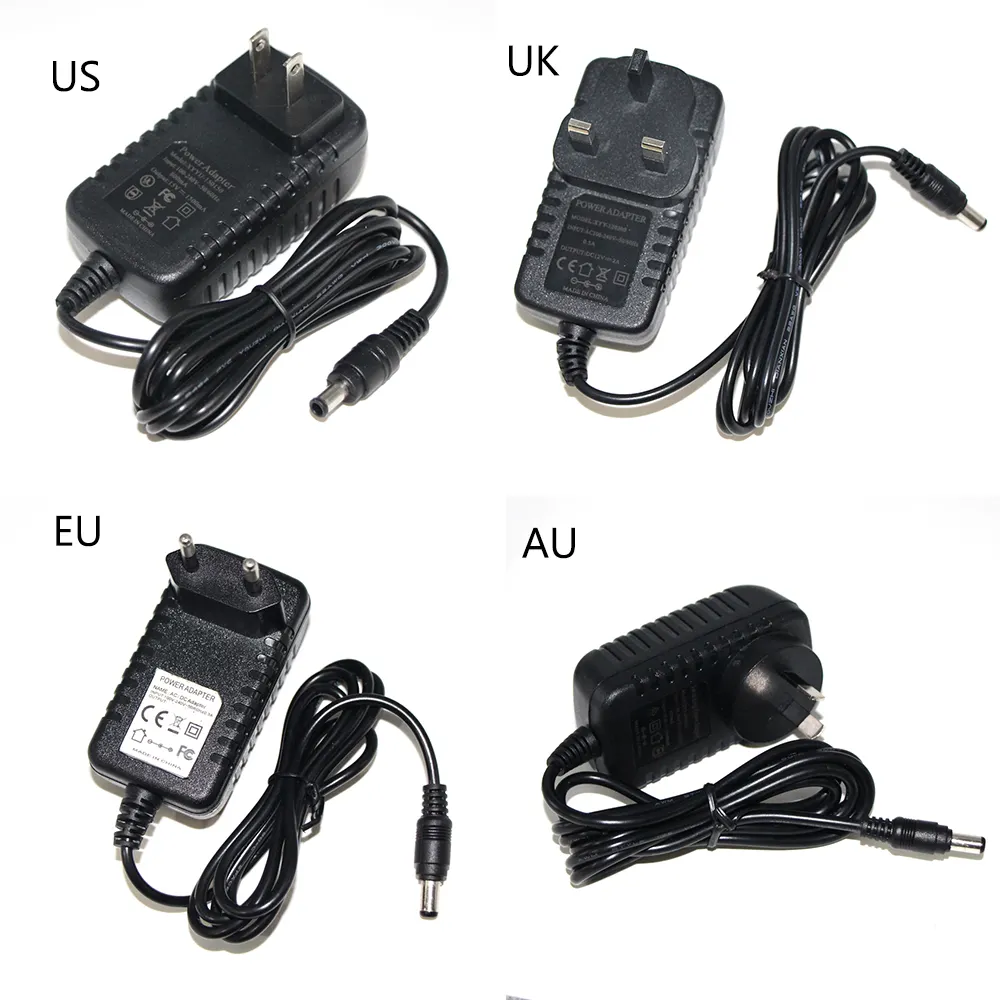 Universal 3V 4.5V 5V 6V 7.5V 9V 12V 1A 1.5A 2A 2.5A 3A 3000mA Amp Max AC DC Adapter Power Supply für LCD LED Light Strip Router