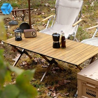Table et chaises pliantes en alliage d'aluminium, haute qualité, usage extérieur, charge maximale 120 kg, modernes, 10 pièces, pour hôtels et écoles