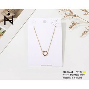 Collana Traforata Rotonda in Acciaio Inossidabile Acero 47654 - Product Image 2