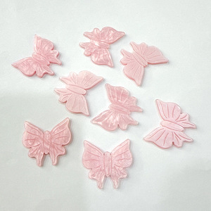 Xinbeis nouveau accessoire de trou vertical gravé double face en trois dimensions bricolage acide acétique haut de gamme papillon coloré - Product Image 3