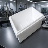 Boîte de sécurité anti-explosion pour goulottes d'eau, marque JP, en ABS blanc, certifiée antistatique, directement de l'usine