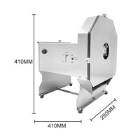 Elektrische 110V/220V groentesnijder, commerciële aardappelsnijder, fruitsnijmachine
