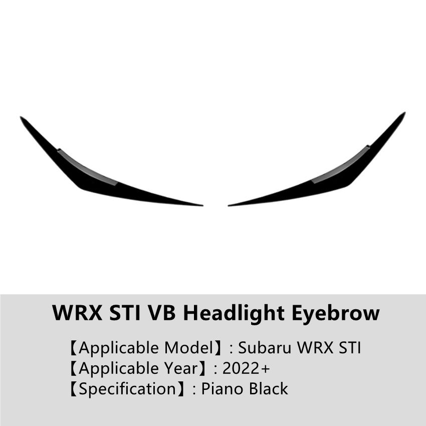 Sourcil de phare - Noir Piano