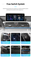 Autoradio Android 14 pour BMW Série 3/4 F30-F36, CarPlay, Stéréo, Navigation GPS 360, Émetteur FM, Amplificateur DSP, OBD2, Écran Tactile HD