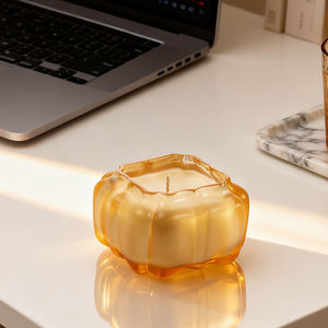 Art Family Chandelier en verre cristal <span class=keywords><strong>fait</strong></span> main, thème citrouille, décoration d'intérieur de luxe, cadeau de collection pour Noël et la Saint-Valentin - Product Image 5