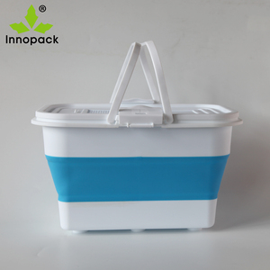 ตะกร้าตกปลา PP ทรงสี่เหลี่ยมใหญ่พับได้ 15 ลิตรพร้อมหูหิ้ว - Product Image 2