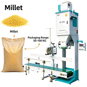 Machine d'emballage manuelle multi-matériaux Ewinall DCS-100FA1 50-100 kg pour sachets de nourriture, riz, farine, aliments pour animaux, engrais, semences, <span class=keywords><strong>granulés</strong></span> - Product Image 1
