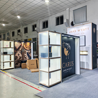 Stand d'exposition DIYBOOTH à montage facile, taille convertible 20x40, 10x20, 10x30, avec conception personnalisée gratuite, stand d'exposition, salon professionnel