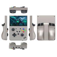 R43 M18 Pro Retro 4K HD Écran LED 4.3 pouces Original 3D Home Large PSP PS1 Console de jeu portable intégrée 15000