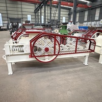 Concasseur à deux rouleaux robuste pour granit, concasseur à rouleaux pour basalte, concasseur à double rouleau pour quartz, pour projets ferroviaires
