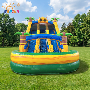 Winsun Hot Sale Commercial PVC <b>Inflatable</b> Water Slide Fireproof Waterproof for Kids Outdoor Party Playground - Product Image 1