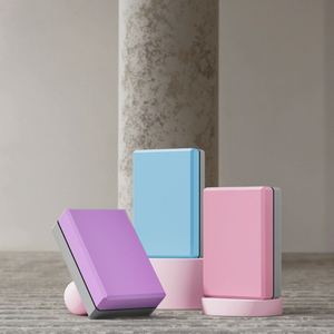 Thân Thiện Với Môi Của Phụ Nữ Trọng Lượng Nhẹ Mật Độ Cao EVA Bọt Yoga Pilates Gạch Nén Tập Thể Dục Tập Thể Dục Khiêu Vũ Chân Báo Chí Khối - Product Image 2