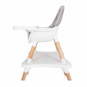 Chaise haute bébé moderne 2-en-1 réglable avec plateau amovible pour la vente en gros - Product Image 5