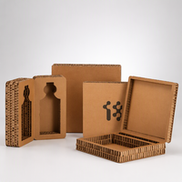 Gobelets en papier kraft écologiques et recyclables personnalisables, boîtes pliables, emballages en carton ondulé alvéolé