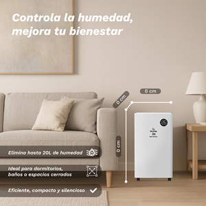 Deshumidificador Drytek 20, 20L Diarios, 380W, con Control por Aplicación Inteligente Wifi - Product Image 2