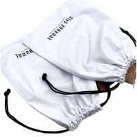 Pochettes à cordon en mousseline non blanchie personnalisées, emballage durable en calicot pour journaux, housses anti-poussière pour éditions en petite série