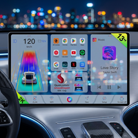 Reproductor Multimedia para Auto de 13 Pulgadas, 8+128G, 2k, Android 8 Núcleos, Pantalla Táctil, Radio RDS DSP, Android 14, GPS para Auto, Control Remoto, USB para Tablero