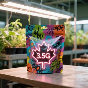 En Stock: Bolsas de Mylar Personalizadas con Impresión, de Aluminio, Resellables, de Grado Alimenticio, para Dispensarios - Product Image 4