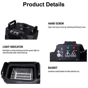 เครื่องทำความสะอาดน้ำแข็งแห้ง,เครื่องพ่นไอน้ำแข็งแห้งอุปกรณ์สร้างบรรยากาศเครื่องทำหมอกควันน้ำแข็งแห้งพร้อมพื้นที่ขนาดใหญ่ - Product Image 3