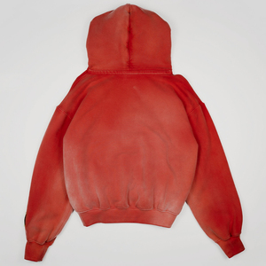 Sweat à capuche pour homme certifié <span class=keywords><strong>CE</strong></span> BINBEIER, personnalisé, effet vintage, qualité lourde, 100% coton molletonné, coupe oversize et courte - Product Image 2