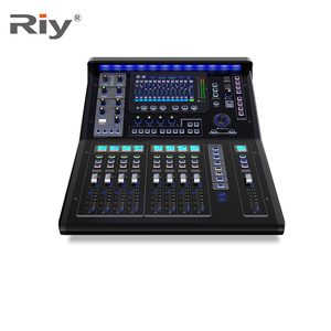 Console de <span class=keywords><strong>mixage</strong></span> numérique TQ18 à 18 lignes, très vendue, 8 sorties AUX, entrée USB, système sonore PA, <span class=keywords><strong>DJ</strong></span>, audio vidéo professionnel, éclairage - Product Image 1