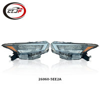 CZJF Led Phares de Lampe Frontale pour Nissan Versa 2020 2021 2022 2023 2024 OEM 260605EE2A 260105EE2A