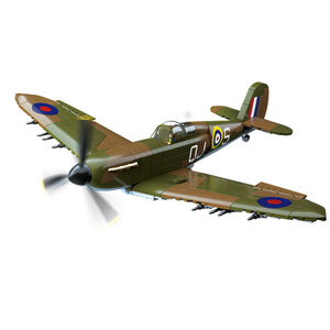 Véhicules de combat de la Seconde Guerre mondiale de l'Aviation militaire, figurines de soldats à construire, avion de chasse <span class=keywords><strong>Spitfire</strong></span>, jouets éducatifs en plastique à monter soi-même pour enfants - Product Image 1