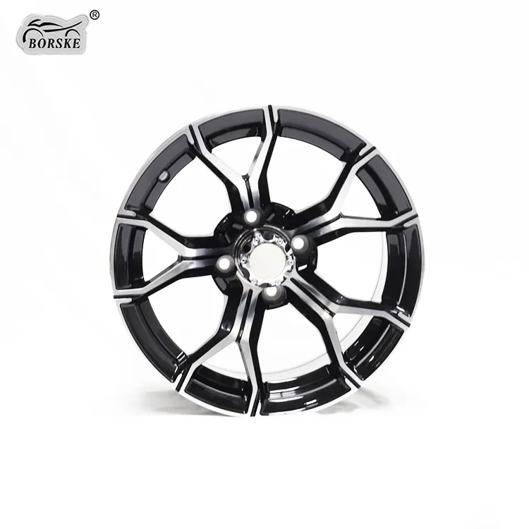 BORSKE all'ingrosso Golf Cart mozzo ruote per autovetture 14 "* 7" in lega di alluminio ATV/UTV cerchione