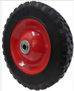 Rueda de goma sólida de 8 pulgadas al por mayor de alta calidad 8*1,75 ruedas de neumáticos de goma sólida usadas para carro o carros de herramientas - Product Image 2