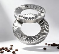 Pièces de rechange pour moulin à café manuel GALILEO Q18 : Bac à grains métallique et meule de broyage en acier réglable