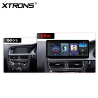Estéreo para Auto Android de 12.3 Pulgadas para Audi A4 A5 con Volante a la Derecha, Qualcomm 662, 4+64GB, Pantalla Táctil Completamente Laminada, 4G Global, CarPlay, CE-XTRONS