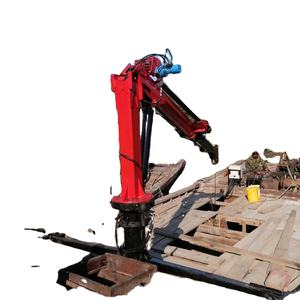 Harga Pabrik Perahu Mengangkat Crane Boom Truk Gunung Crane Kapal Kapal Marine Deck Crane - Product Image 3